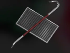 Asylum Life Crowbar — patient melee weapon with vent access